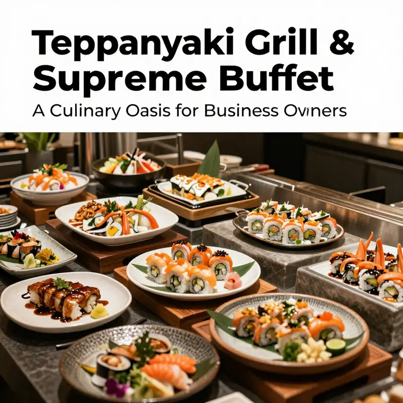 An interactive teppanyaki experience where chefs engage with guests while preparing meals.