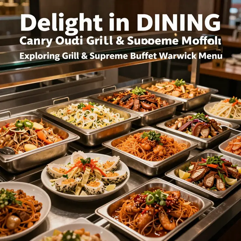 A delicious array of carry-out buffet options showcasing the variety available at Hibachi Grill & Supreme Buffet.