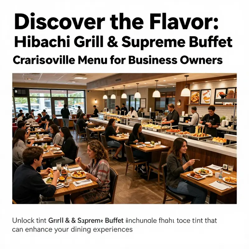 A lively restaurant setting filled with diners enjoying various buffet and hibachi offerings.