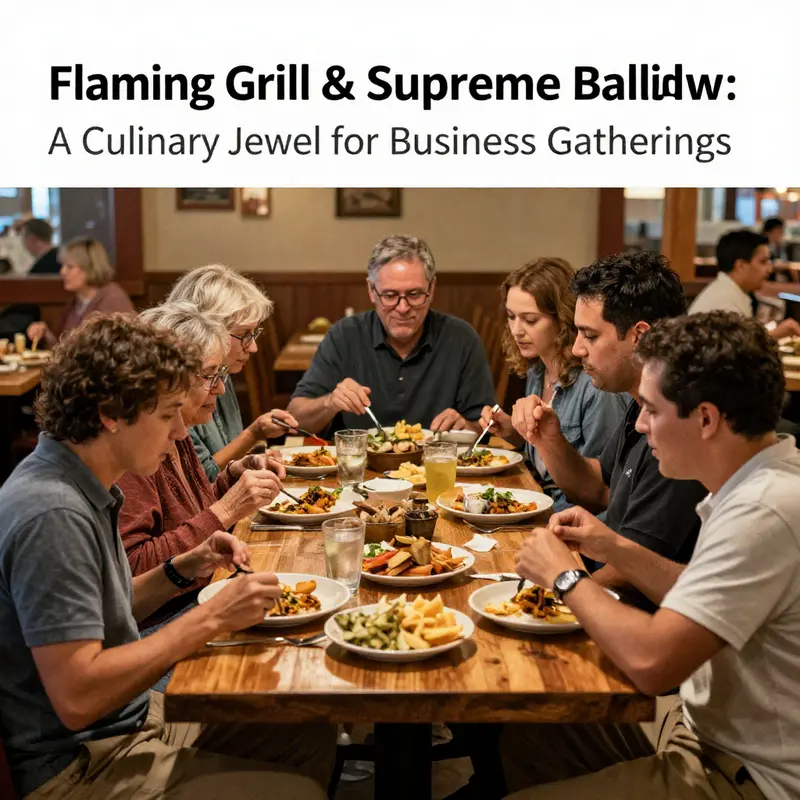 An assortment of dishes showcasing the rich variety available at Flaming Grill & Supreme Buffet Baldwin.