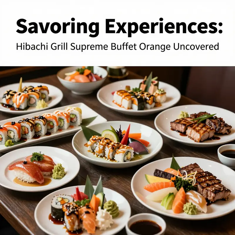 The vibrant dining atmosphere at Hibachi Grill Supreme Buffet Orange, a place for delightful culinary adventures.