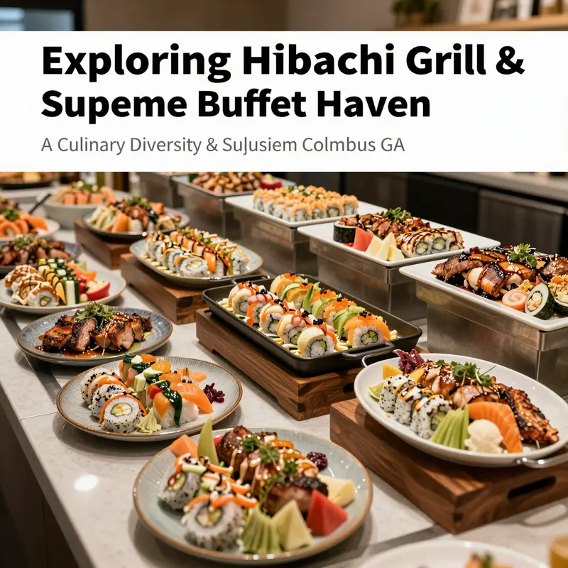 The vibrant dining atmosphere at Hibachi Grill & Supreme Buffet, where guests relish an extensive buffet amidst a lively setting.