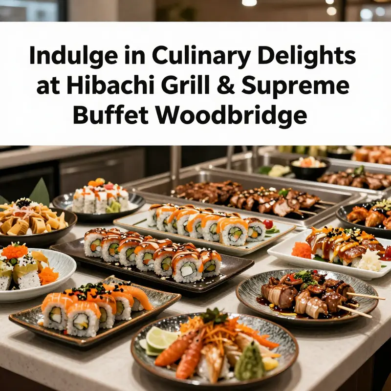 An enticing spread of Asian cuisine showcasing the diverse offerings at Hibachi Grill & Supreme Buffet.