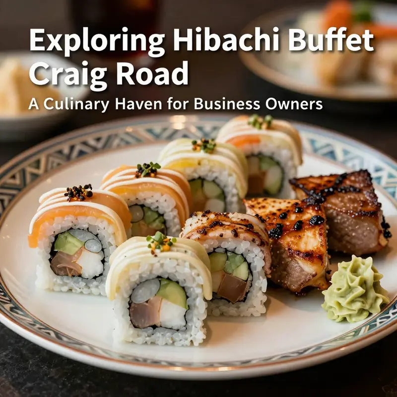 A vibrant look inside Hibachi Supreme Buffet, featuring an array of sushi and Asian delicacies.