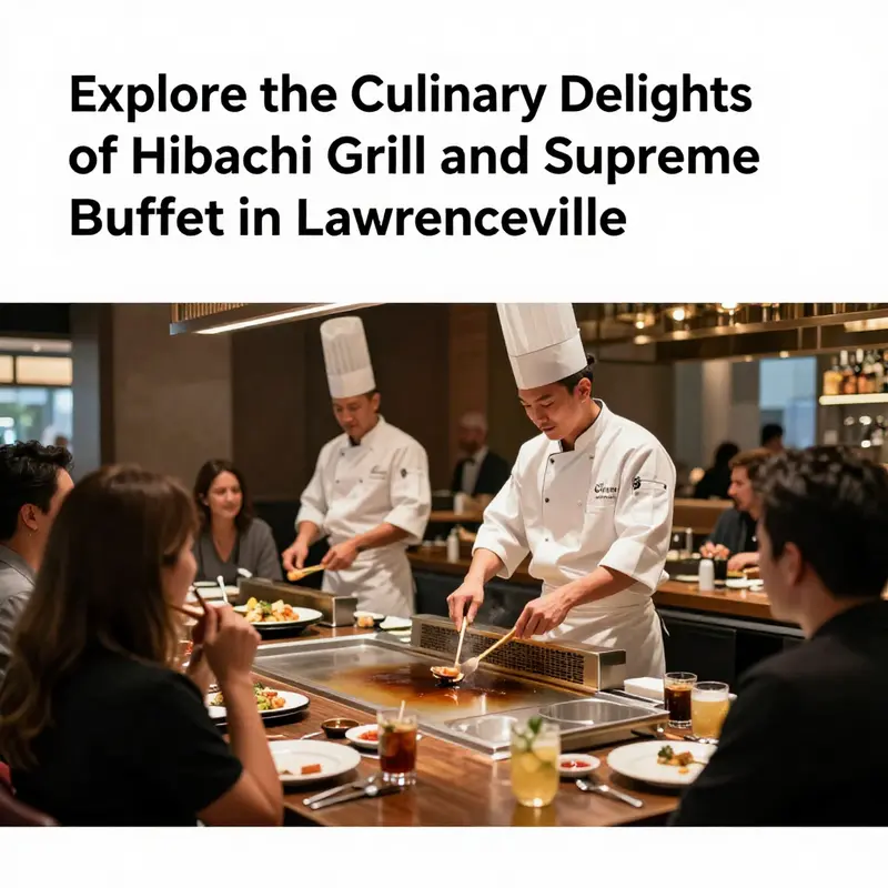 A colorful array of dishes reflecting the culinary diversity at Hibachi Grill and Supreme Buffet.