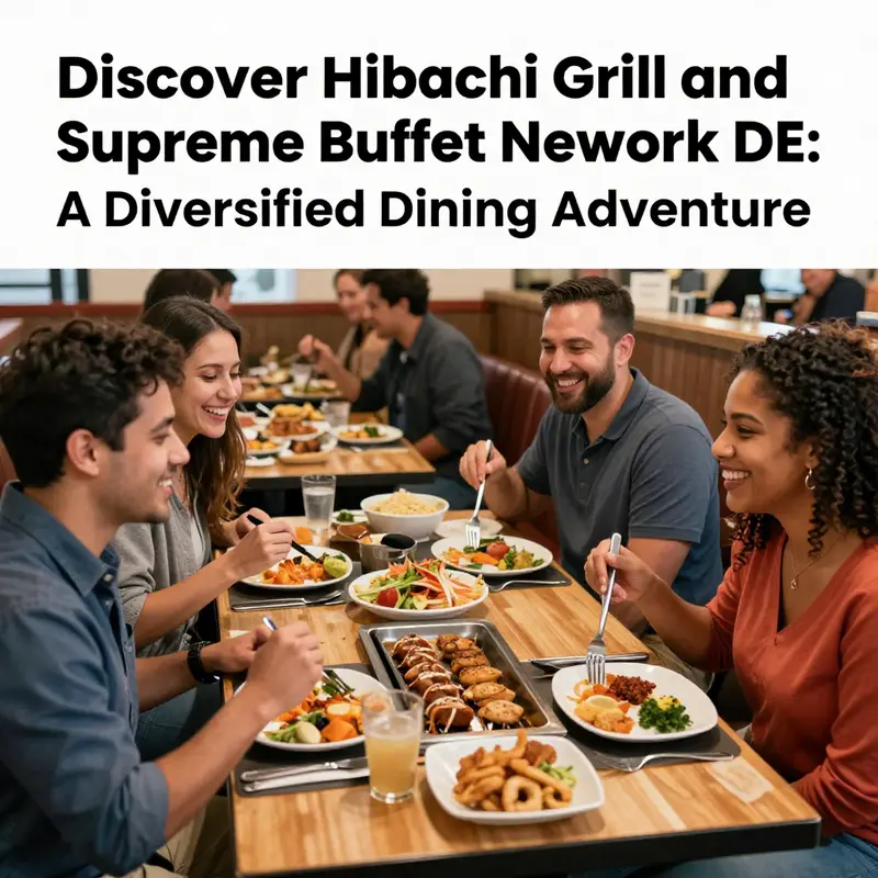 A vivid display of the diverse culinary offerings available at Hibachi Grill & Supreme Buffet.
