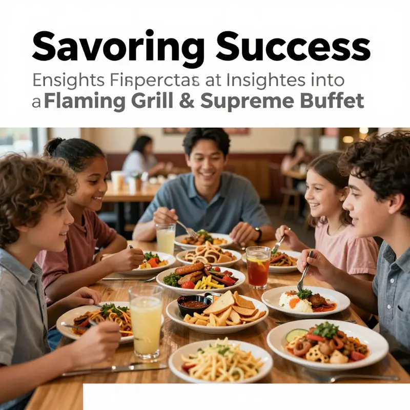 The inviting atmosphere of Flaming Grill & Supreme Buffet highlights its diverse menu offerings.