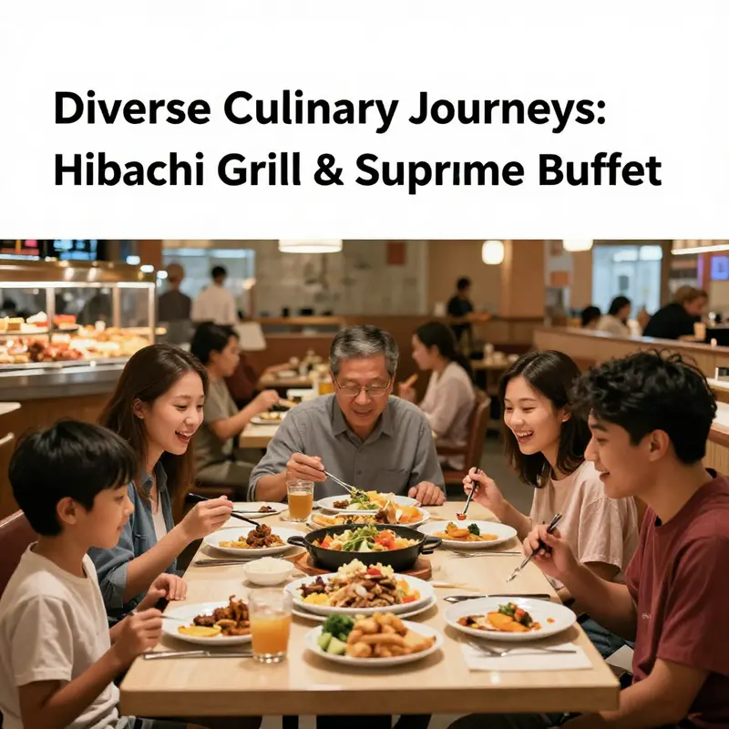 A selection from the buffet showcasing the variety of dishes available at Hibachi Grill & Supreme Buffet.