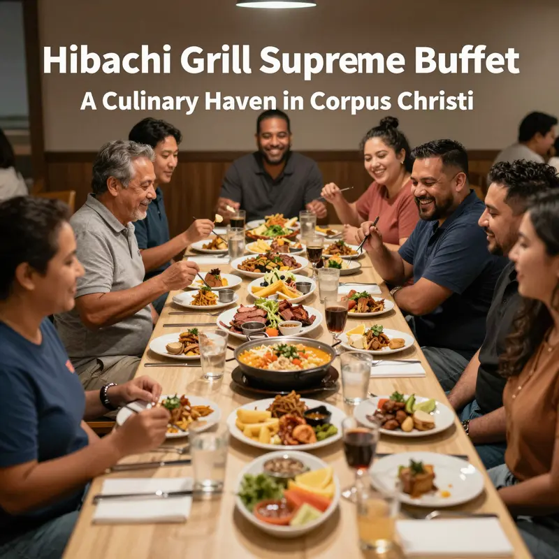 A diverse array of dishes displaying the culinary offerings of Hibachi Grill Supreme Buffet.