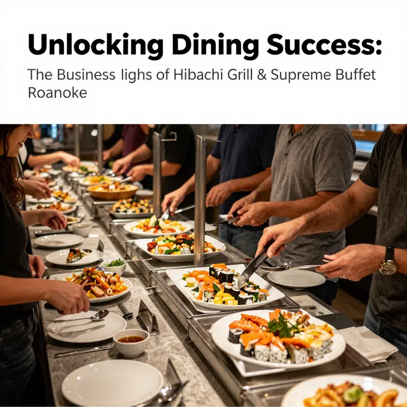 An inviting view of Hibachi Grill & Supreme Buffet Roanoke, highlighting its engagement with customers.
