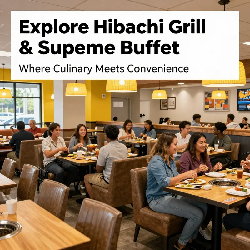 The inviting dining space of Hibachi Grill & Supreme Buffet, showcasing a comfortable ambiance for patrons.