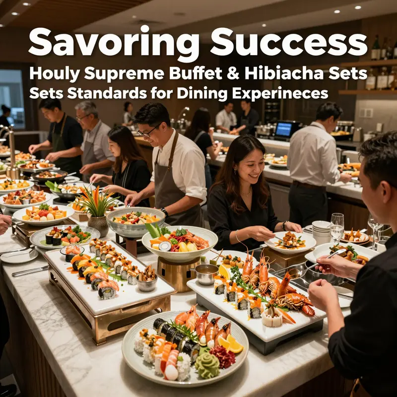 The lively dining atmosphere at Supreme Buffet & Hibachi, emphasizing customer satisfaction and engagement.