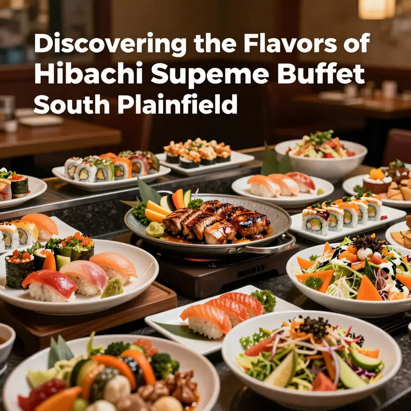 An enticing array of dishes showcasing the culinary diversity of Hibachi Supreme Buffet.