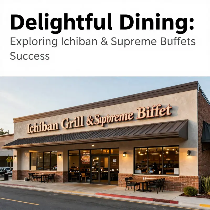 The exterior of Ichiban Grill & Supreme Buffet showcasing its inviting atmosphere.