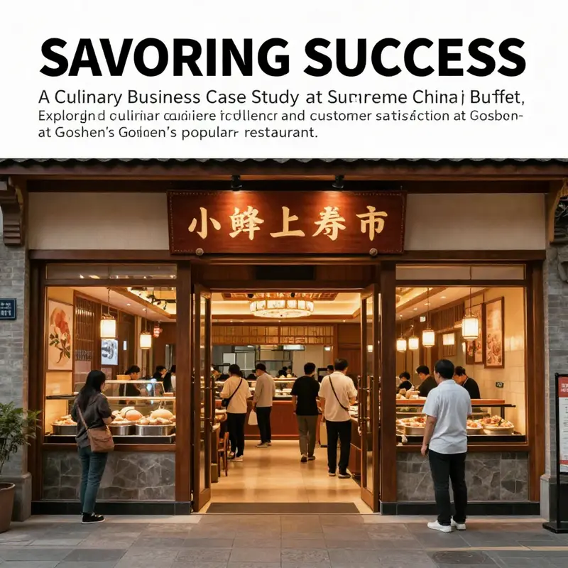 The facade of Supreme China Buffet, showcasing its welcoming entrance and popularity among local diners.