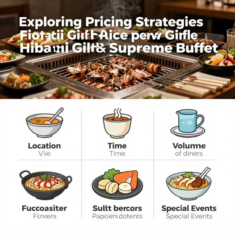 Price variation across Hibachi Grill & Supreme Buffet locations.
