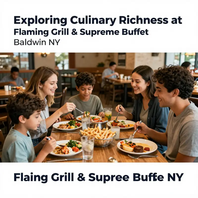 An impressive array of dishes representing the culinary diversity of Flaming Grill & Supreme Buffet.