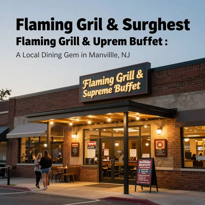 A feast of flavors awaits at Flaming Grill & Supreme Buffet, showcasing its diverse offerings.