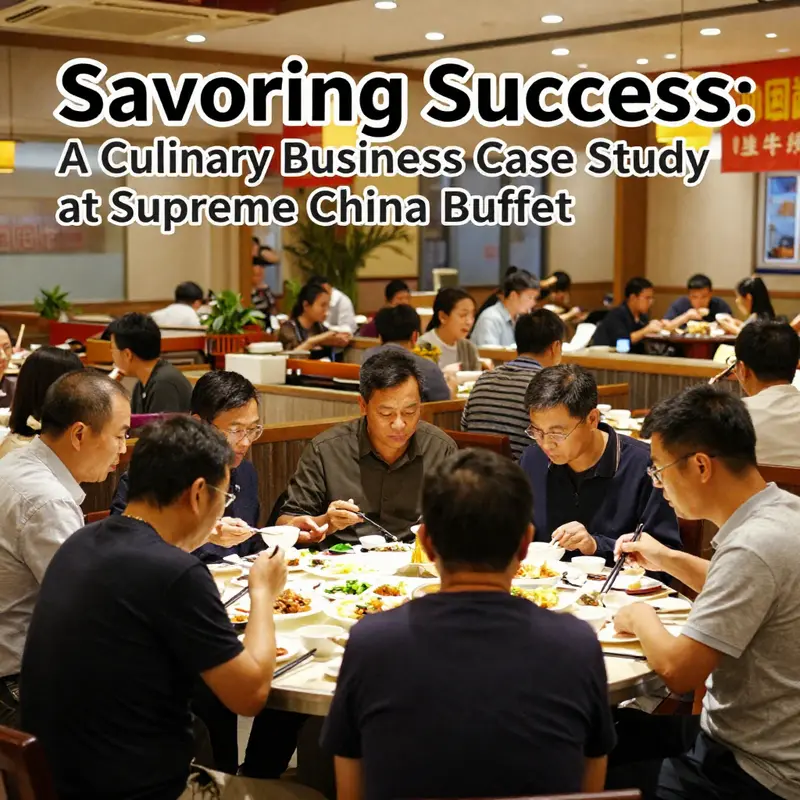 A vibrant presentation of diverse dishes at Supreme China Buffet, showcasing its culinary offerings.
