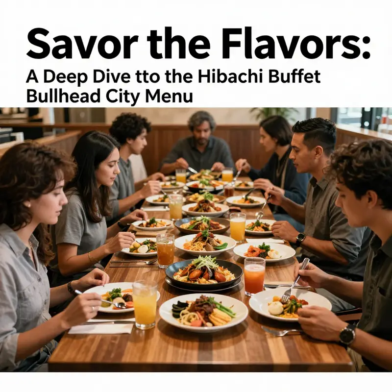 An enticing array of dishes available at Hibachi Buffet Bullhead City.