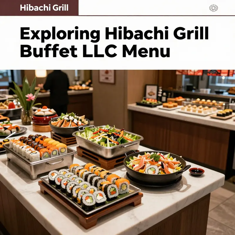 Signature dishes at Hibachi Grill Buffet showcasing the fresh ingredients and culinary expertise.