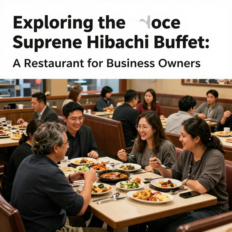 An enticing buffet spread featuring diverse dishes at Supreme Hibachi Buffet.