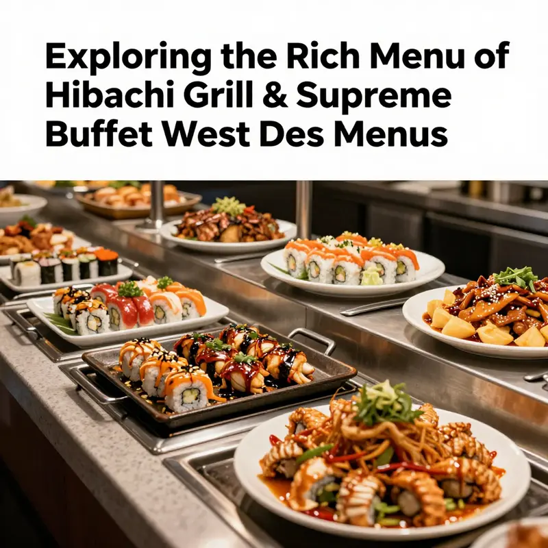 A diverse selection of dishes available at Hibachi Grill & Supreme Buffet, highlighting the variety on offer.
