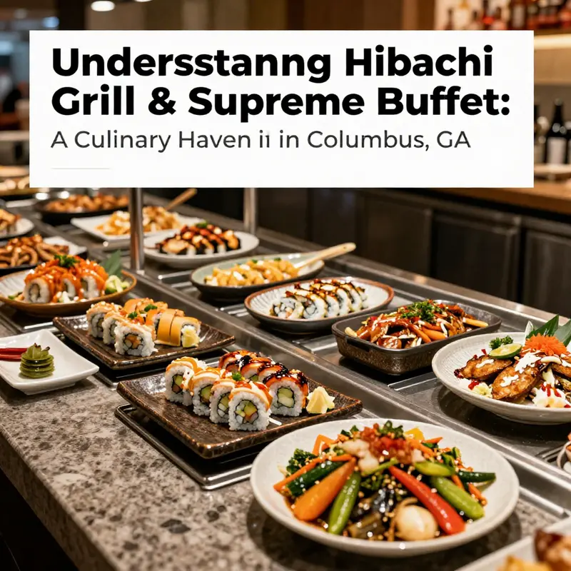 An inviting selection of dishes from the Hibachi Grill & Supreme Buffet, ideal for diverse dining groups.