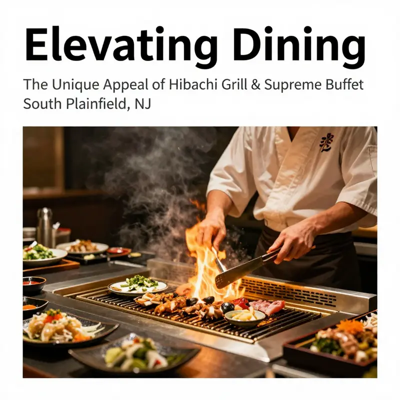 A hibachi chef creates a culinary spectacle at Hibachi Grill, showcasing the vibrant dining experience.