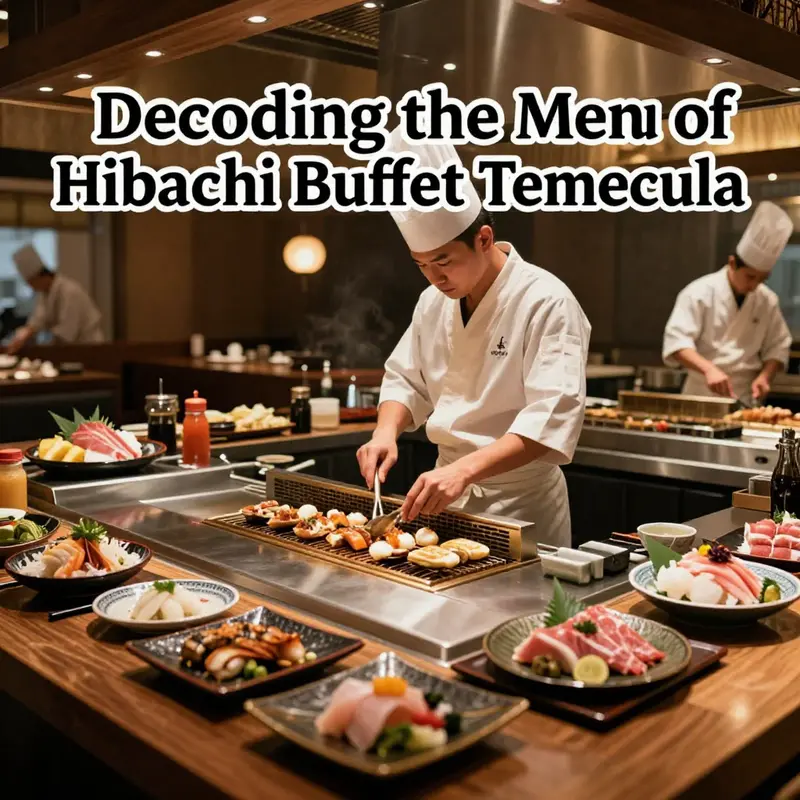 A variety of delicious dishes highlighting the diverse offerings at Hibachi Buffet Temecula.