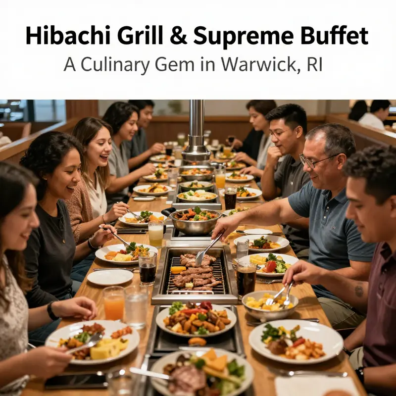 A colorful collection of dishes offered at Hibachi Grill & Supreme Buffet.