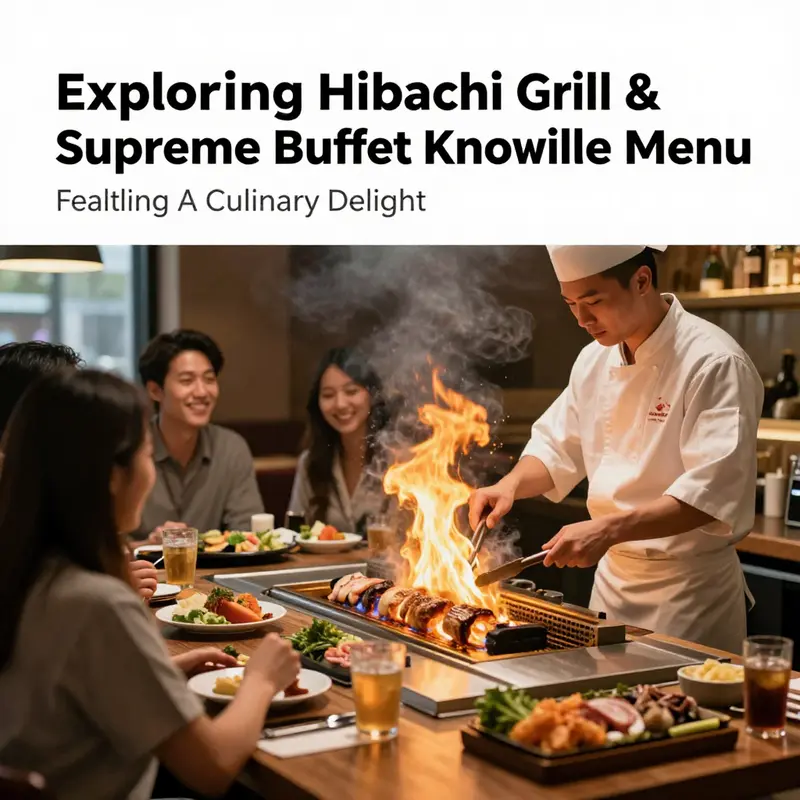 A variety of hibachi and buffet offerings at Hibachi Grill & Supreme Buffet, ready to delight customers at every meal.