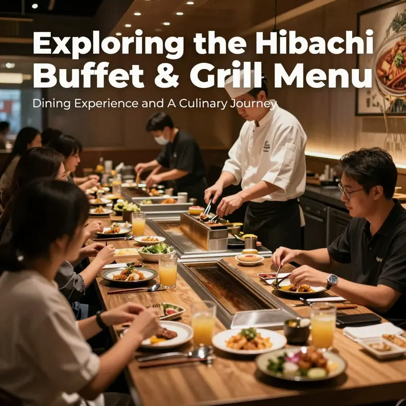 A visual feast showcasing the signature offerings of Hibachi Buffet, highlighting diverse dishes available for guests.