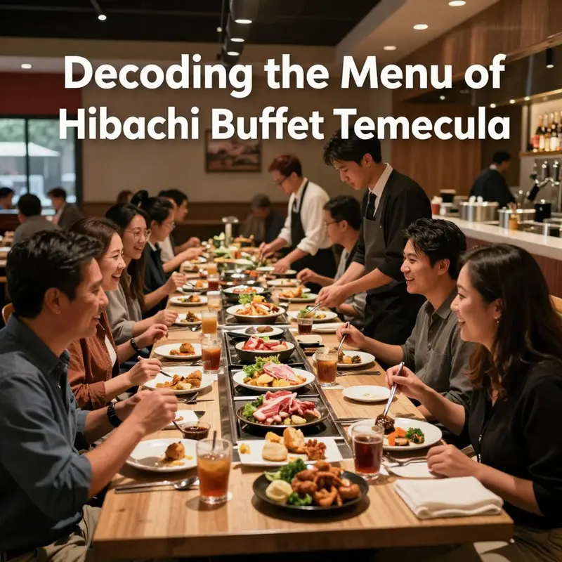 A variety of delicious dishes highlighting the diverse offerings at Hibachi Buffet Temecula.