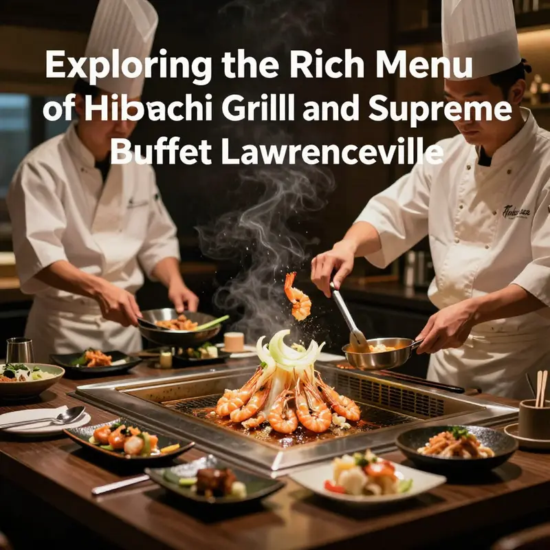 A visually appealing selection of dishes from Hibachi Grill and Supreme Buffet, highlighting its diverse offerings.