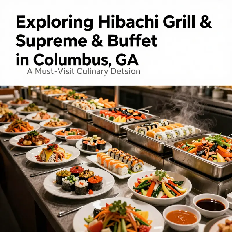 A colorful spread of Asian dishes at Hibachi Grill & Supreme Buffet, showcasing the variety offered in their extensive menu.