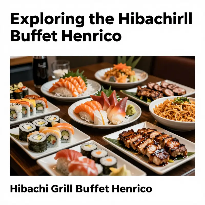 A delectable selection of menu items available at Hibachi Grill Buffet Henrico, showcasing the buffet’s variety.