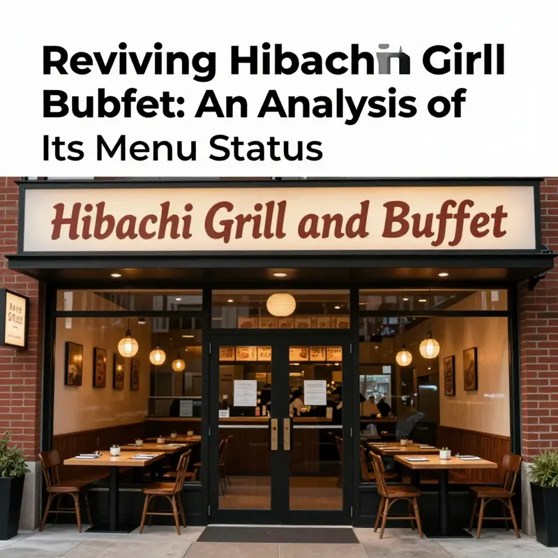 Exterior view of the Hibachi Grill and Buffet, previously a thriving dining location.