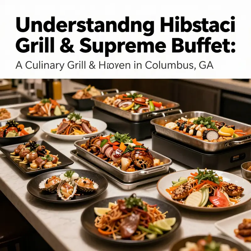 A beautifully arranged buffet featuring a variety of hibachi dishes highlighting the restaurant's commitment to culinary excellence.