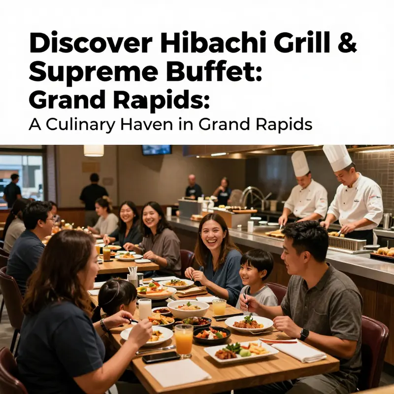 Hibachi Grill & Supreme Buffet – a welcoming exterior view inviting diners in Grand Rapids.