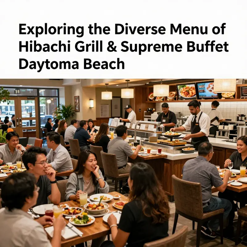 A captivating selection of dishes from the Hibachi Grill & Supreme Buffet, highlighting its diverse menu options.