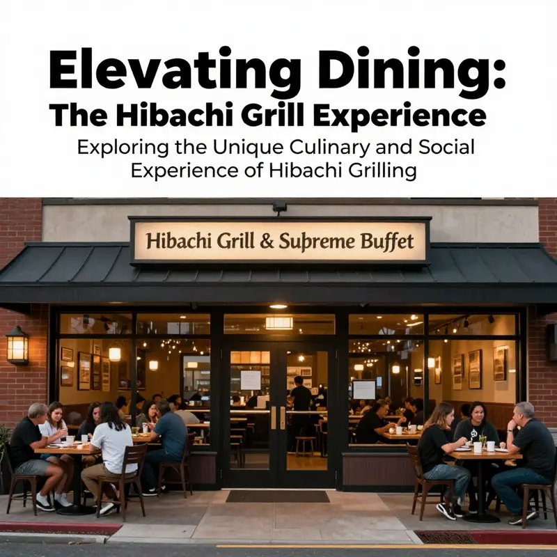 Exterior look of Hibachi Grill & Supreme Buffet featuring welcoming entrance and lively dining environment.