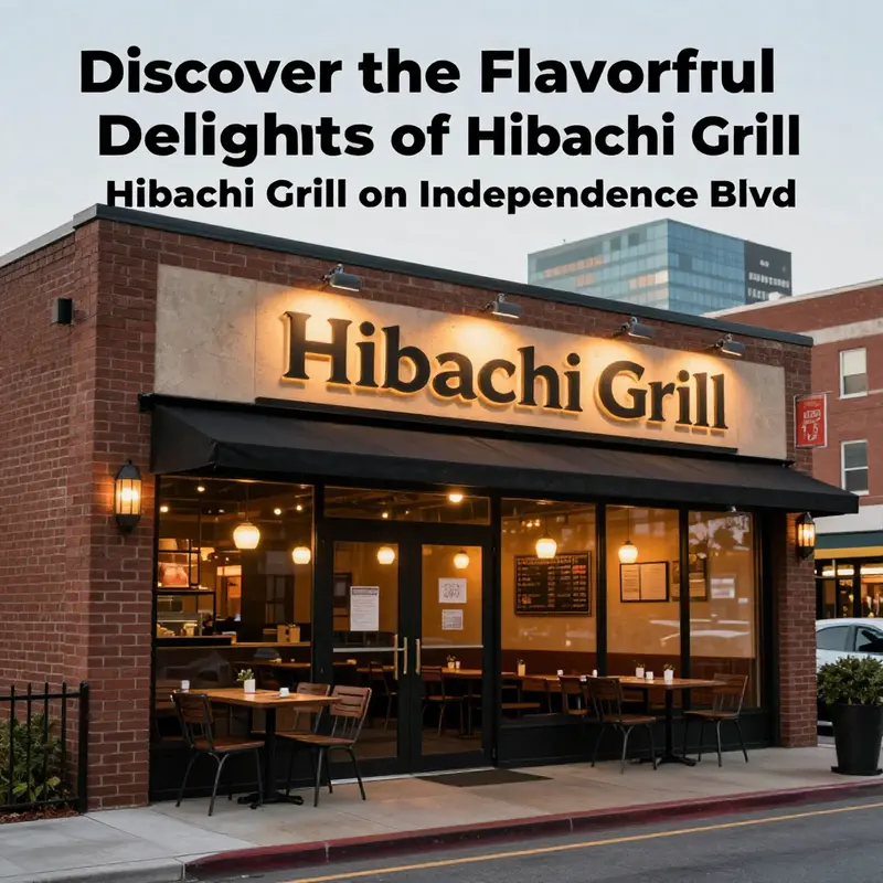 An overview of the Hibachi Grill menu, highlighting the interactive dining experience and diverse offerings.