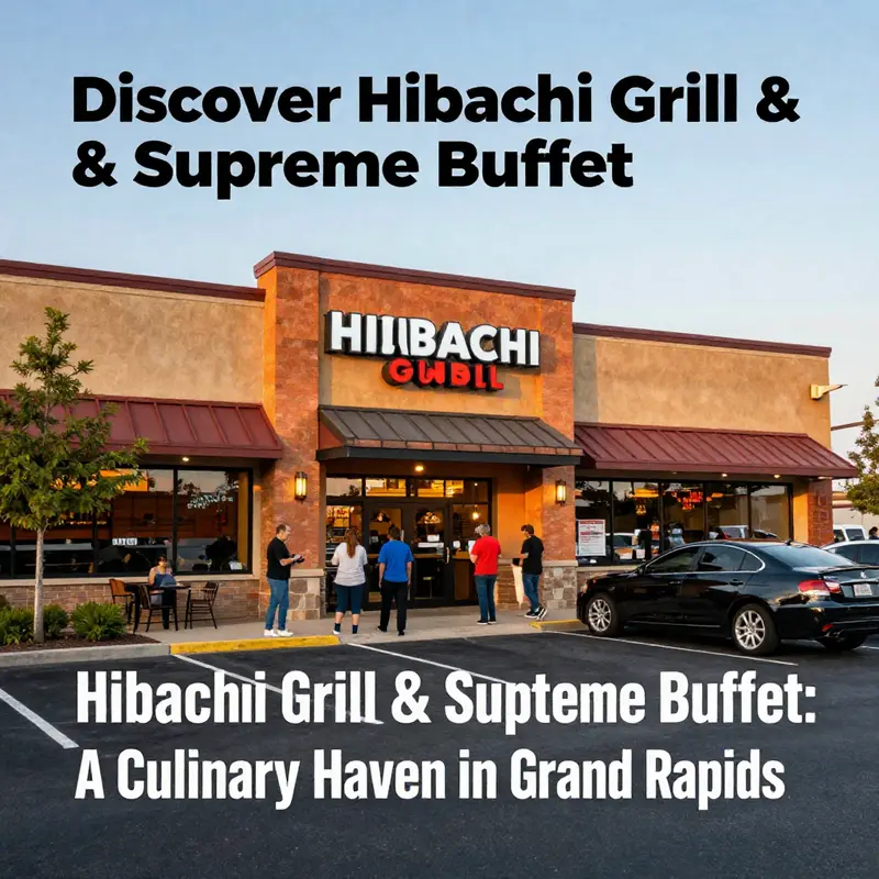 Hibachi Grill & Supreme Buffet – a welcoming exterior view inviting diners in Grand Rapids.