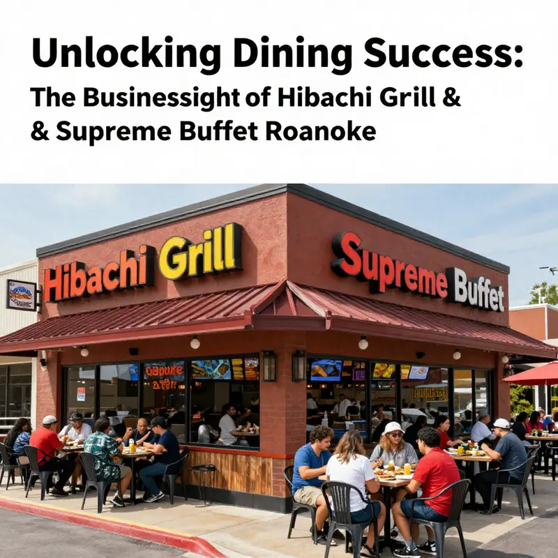 An inviting view of Hibachi Grill & Supreme Buffet Roanoke, highlighting its engagement with customers.