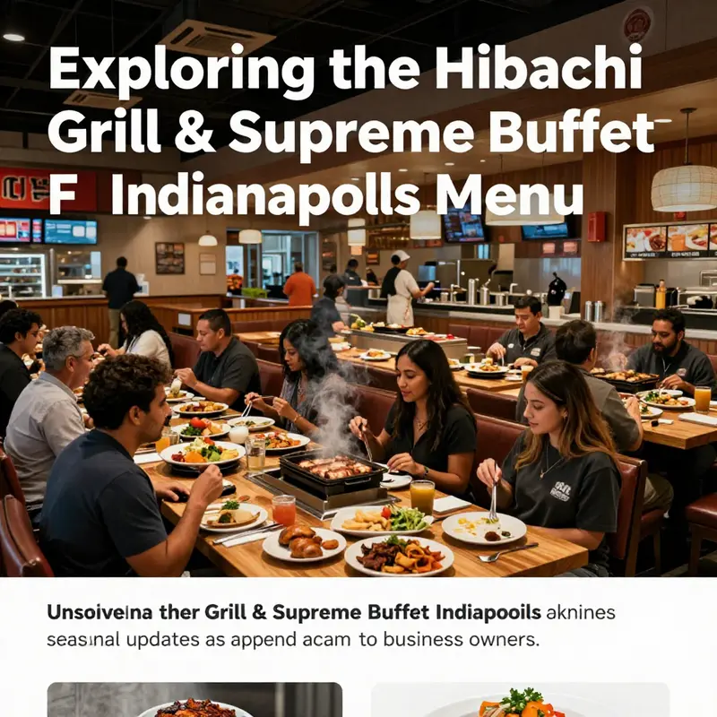 A view of diners at Hibachi Grill & Supreme Buffet Indianapolis, showcasing a lively ambiance and grilled dishes.