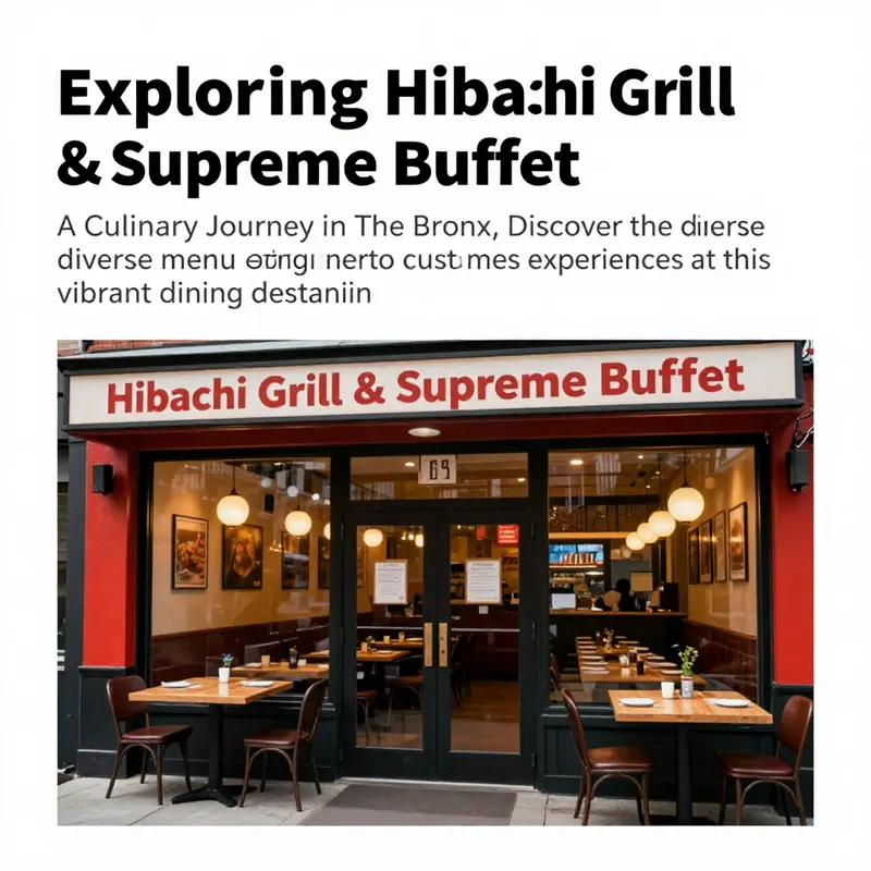 Exterior view of Hibachi Grill & Supreme Buffet, showcasing its entrance and ambiance.