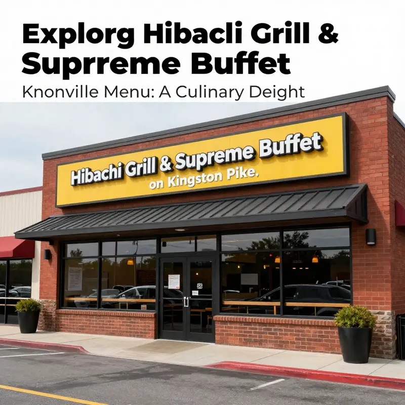 A bright and welcoming view of Hibachi Grill & Supreme Buffet's exterior, presenting a friendly environment that draws in diners.