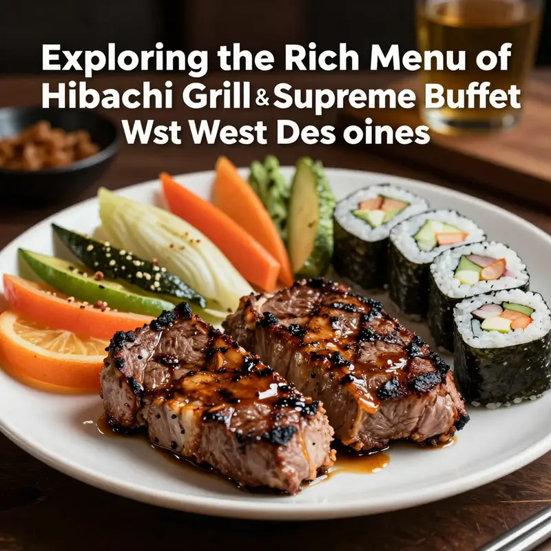 A diverse selection of dishes available at Hibachi Grill & Supreme Buffet, highlighting the variety on offer.