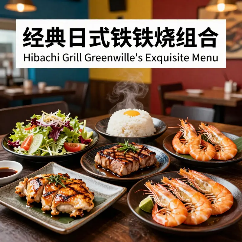 A delightful assembly of Hibachi Grill dishes showcasing the restaurant’s dedication to quality and presentation.